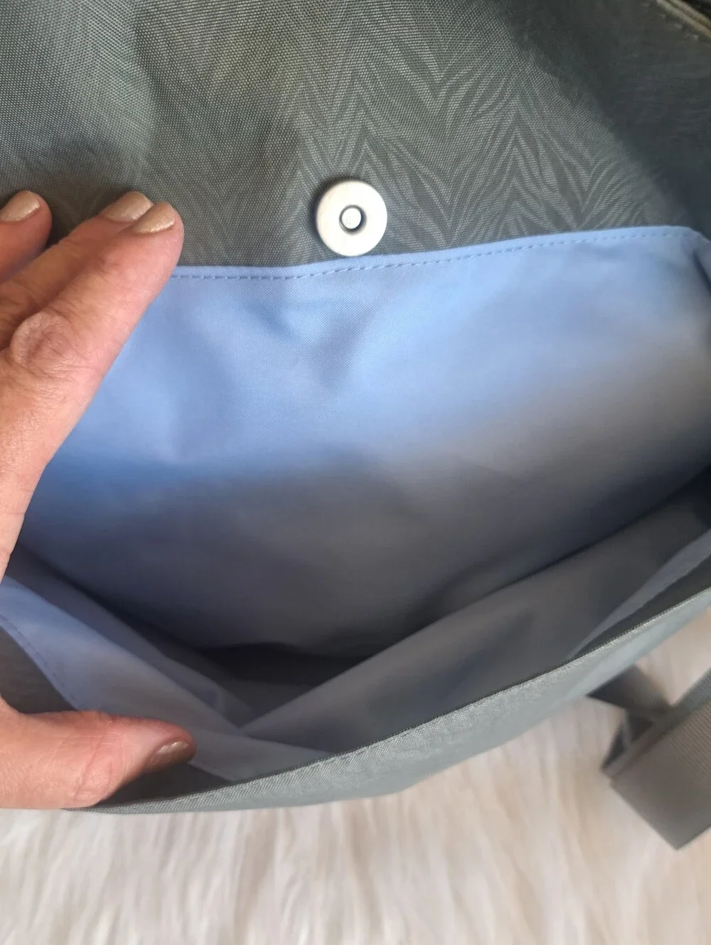 Lg Gray Baggallini Laptop/Business Bag